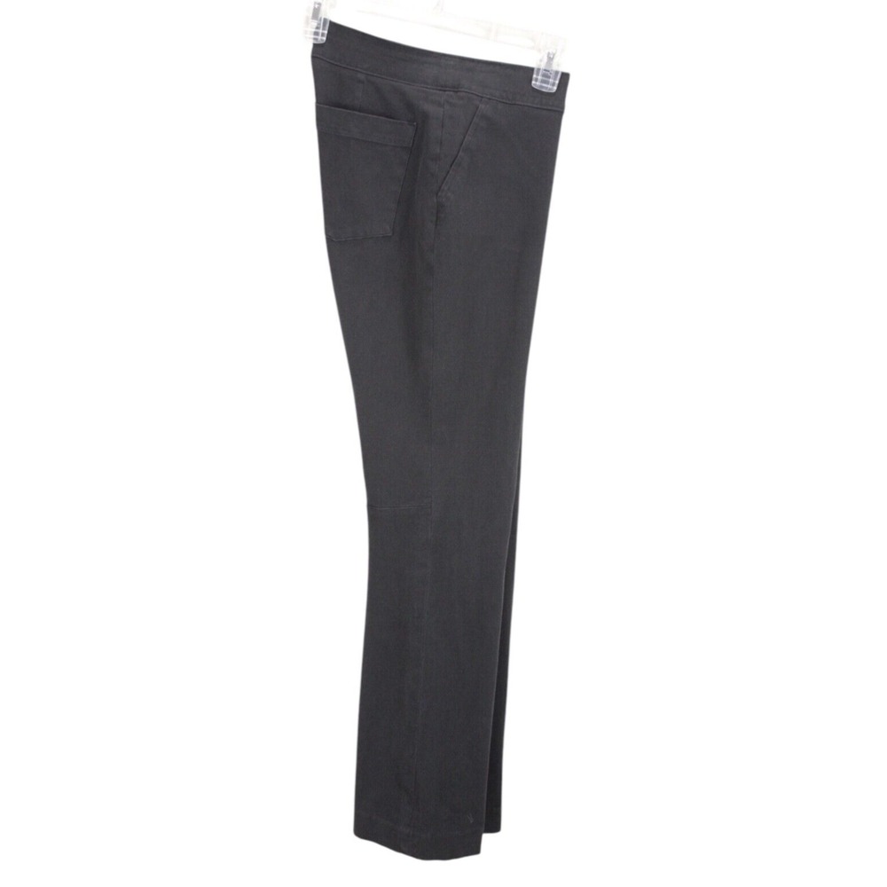 Spanx Crop On The Go Kick Flare Pants Black Size Small TALL Stretch 20367T